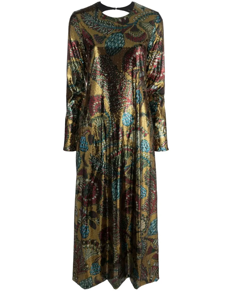 La DoubleJ Kleid mit Pailletten - Gelb Gelb