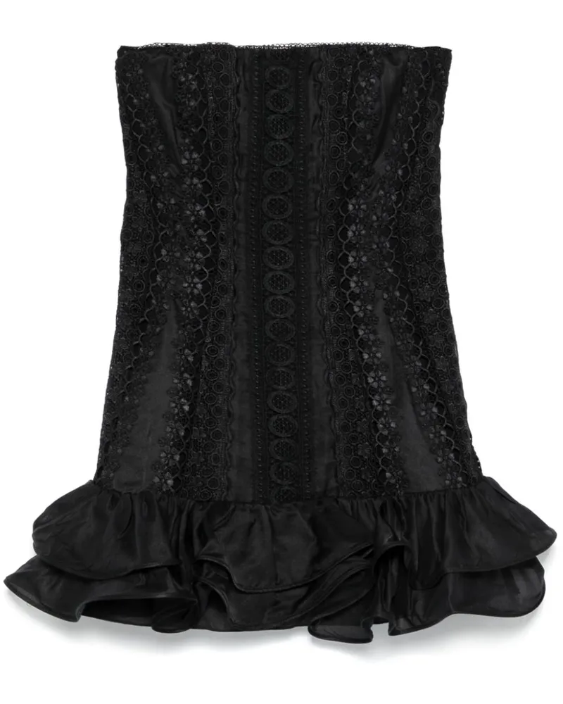 Charo Ruiz Pralle Minikleid - Schwarz Schwarz