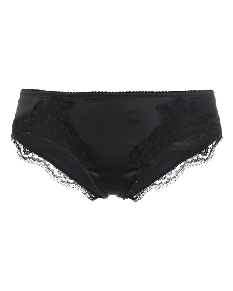 Dolce & Gabbana Slip aus Spitze - Schwarz Schwarz