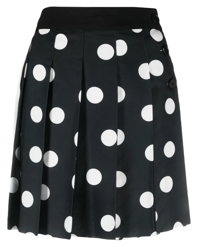 MSGM Minirock mit Polka Dots - Schwarz Schwarz