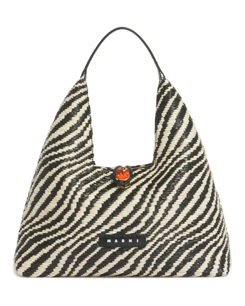 Marni Tasche mit Animal-Muster - Schwarz Schwarz