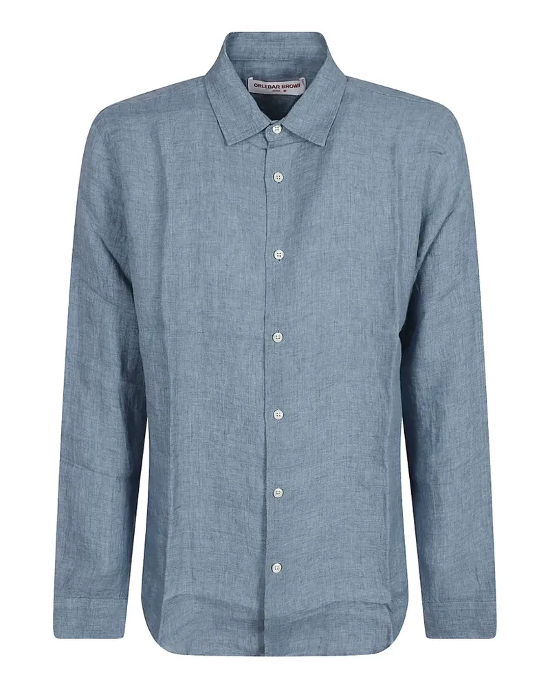Orlebar Brown Giles long-sleeve shirt - Blau Blau