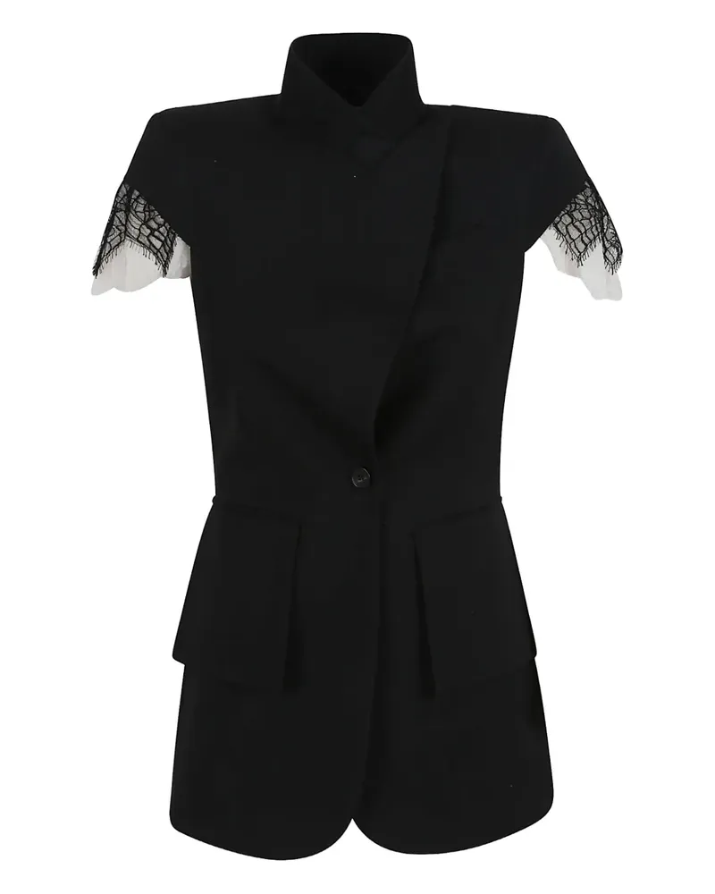 Alexander McQueen Klassisches Sakko - Schwarz Schwarz