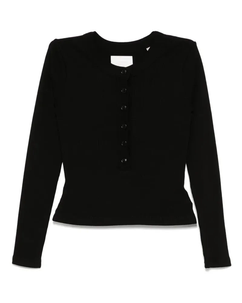 Citizens of humanity Nali Henley-Oberteil - Schwarz Schwarz