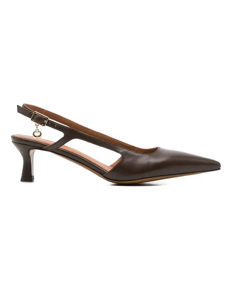 Maje pointed-toe slingback pumps - Braun Braun