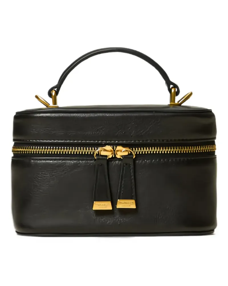 Twin-Set Beuteltasche aus Leder - Schwarz Schwarz