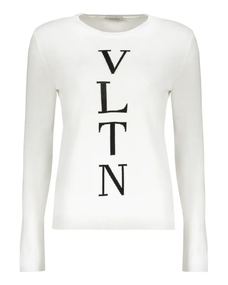 Valentino Garavani Pullover mit Logo-Print - Weiß Weiß