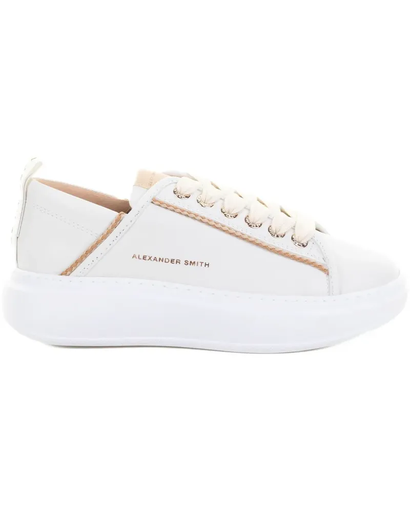 Alexander Smith Sneakers mit Plateausohle - Weiß Weiß