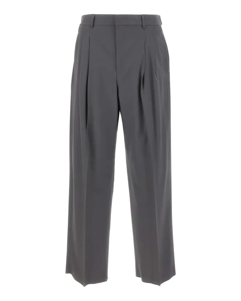 Emporio Armani pleated-design trousers - Grau Grau