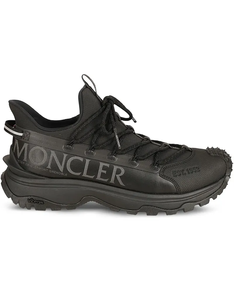 Moncler Sneakers mit Logo - Schwarz Schwarz
