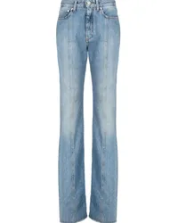 Alessandra Rich Ausgestellte Taillenjeans Blau