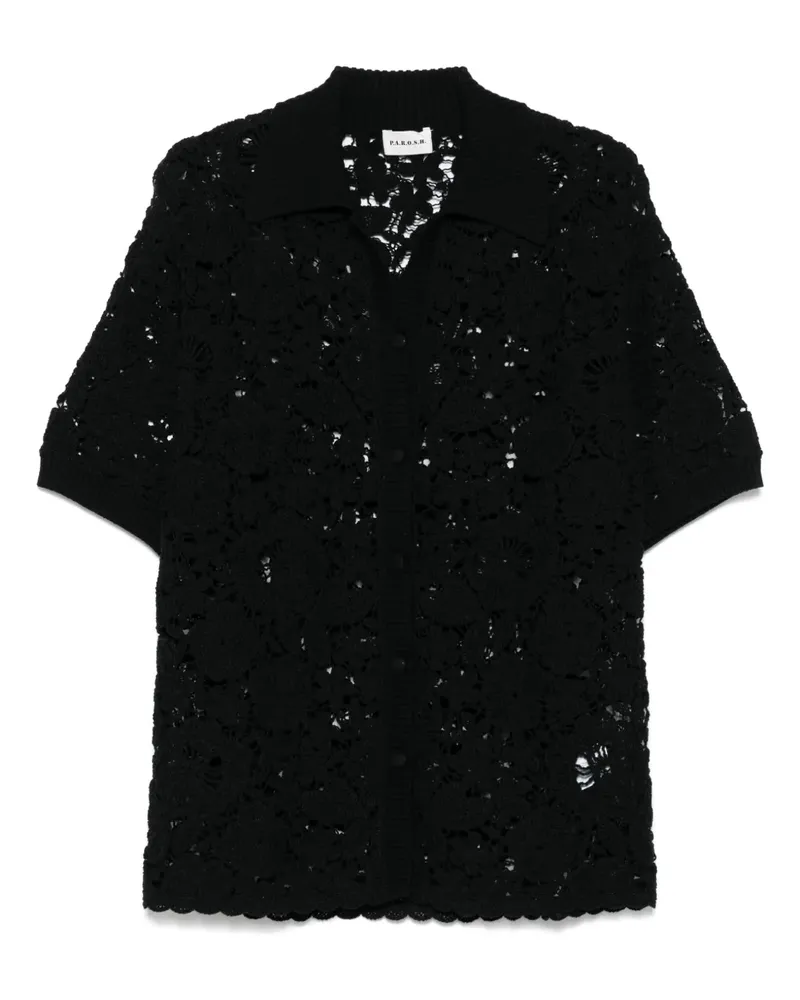 P.A.R.O.S.H. P.A.R.O H. Copper Hemd - Schwarz Schwarz