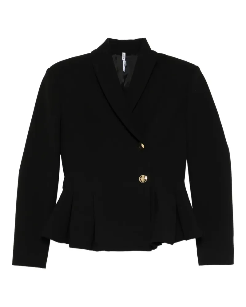 Liviana Conti peplum blazer - Schwarz Schwarz