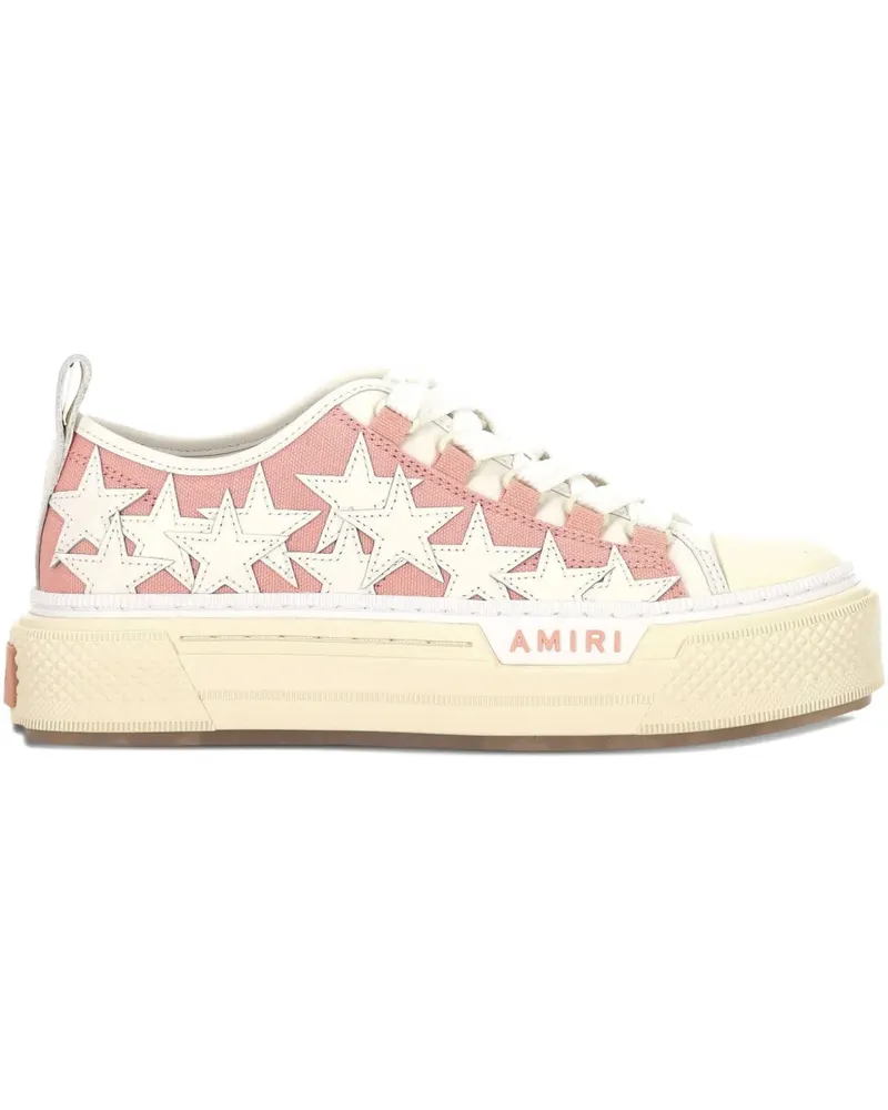 Amiri Plateau-Sneakers mit Stern-Print - Rosa Rosa
