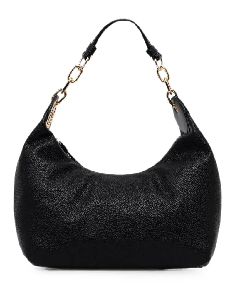 Liu Jo Handtasche mit Logo-Schild - Schwarz Schwarz
