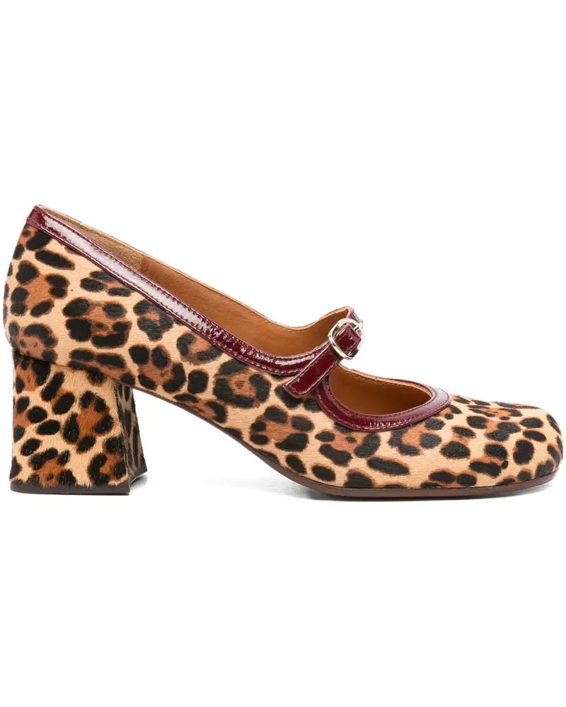Chie Mihara Pumps mit Leoparden-Print 60mm - Braun Braun
