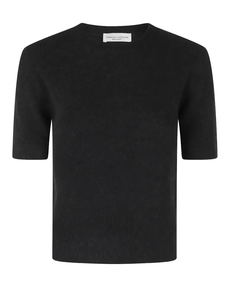 Roberto Collina short-sleeve crew-neck top - Schwarz Schwarz