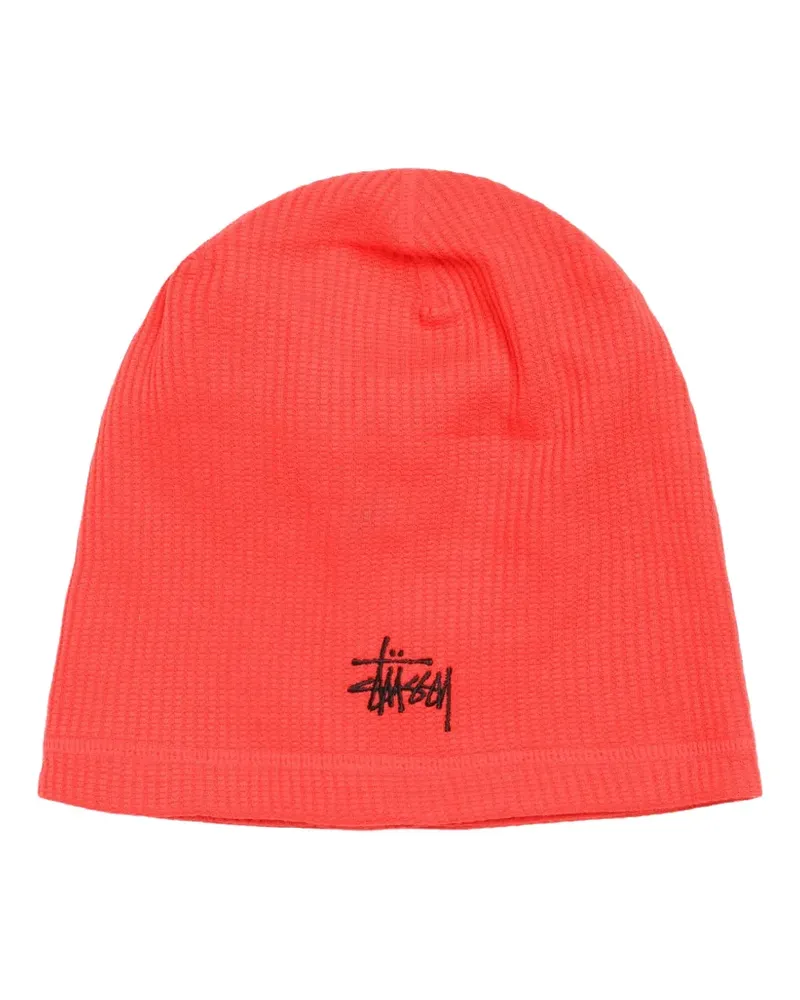 Stüssy waffle beanie hat - Rot Rot