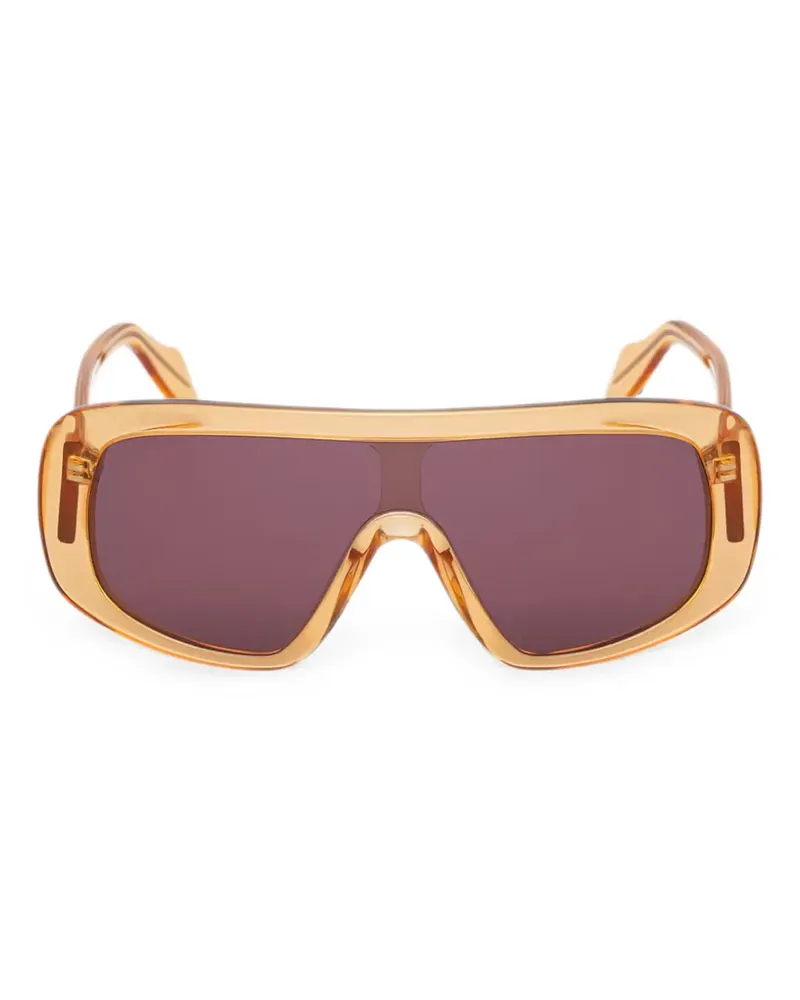 Pinko Sonnenbrille mit geometrischem Gestell - Orange Orange
