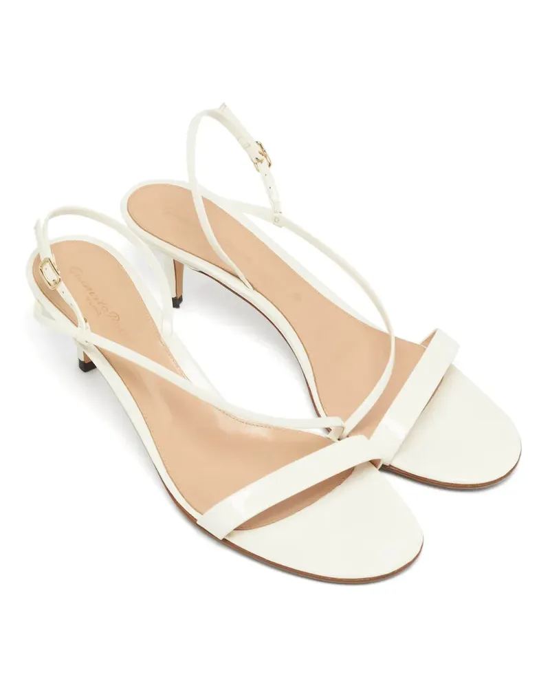 Gianvito Rossi Manhattan slingback sandals - Weiß Weiß