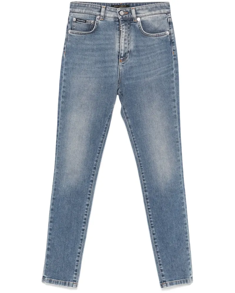 Dolce & Gabbana Klassische Skinny-Jeans - Blau Blau