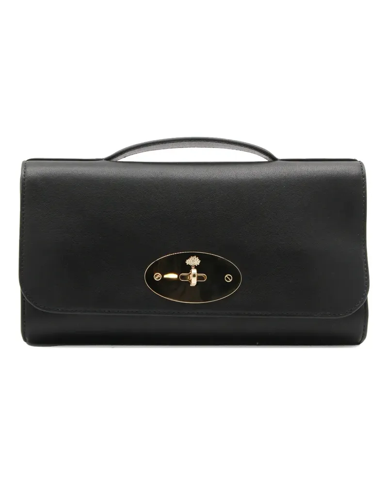 Mulberry Lily leather clutch bag - Schwarz Schwarz