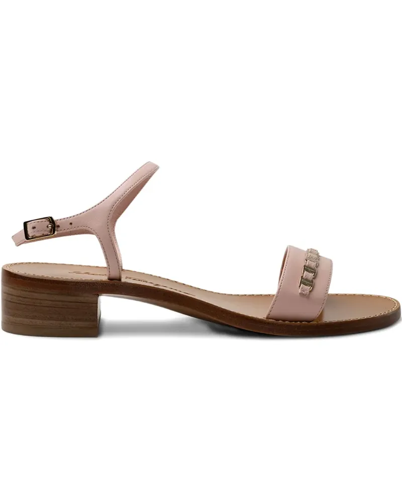 Ferragamo chain-detail sandals - Rosa Rosa