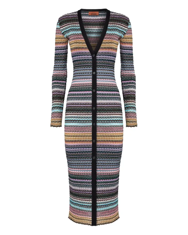 Missoni Geknöpfter Cardigan mit Streifenmuster - Blau Blau