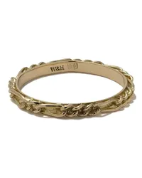 Wouters & Hendrix 18kt Gelbgoldring im Figaroketten-Design Gold