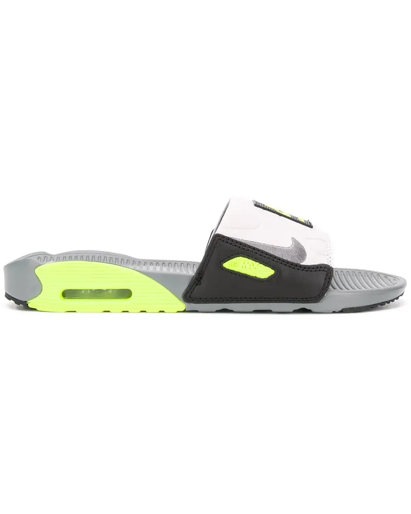 Nike logo pool slides - Grau Grau