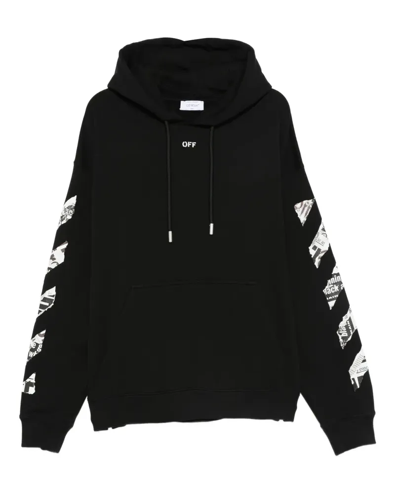 OFF-WHITE Hoodie mit Pfeilen - Schwarz Schwarz