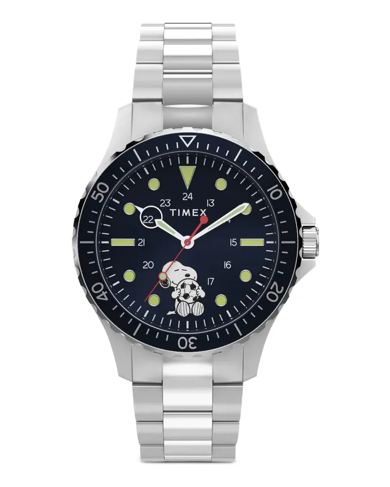 Timex Navi x Peanuts Armbanduhr 41mm - Blau Blau