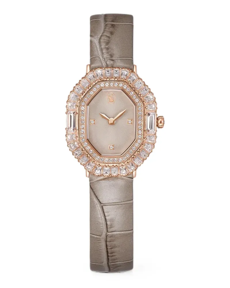 Swarovski Matrix Armbanduhr mit Kristallen 30mm - Nude Nude