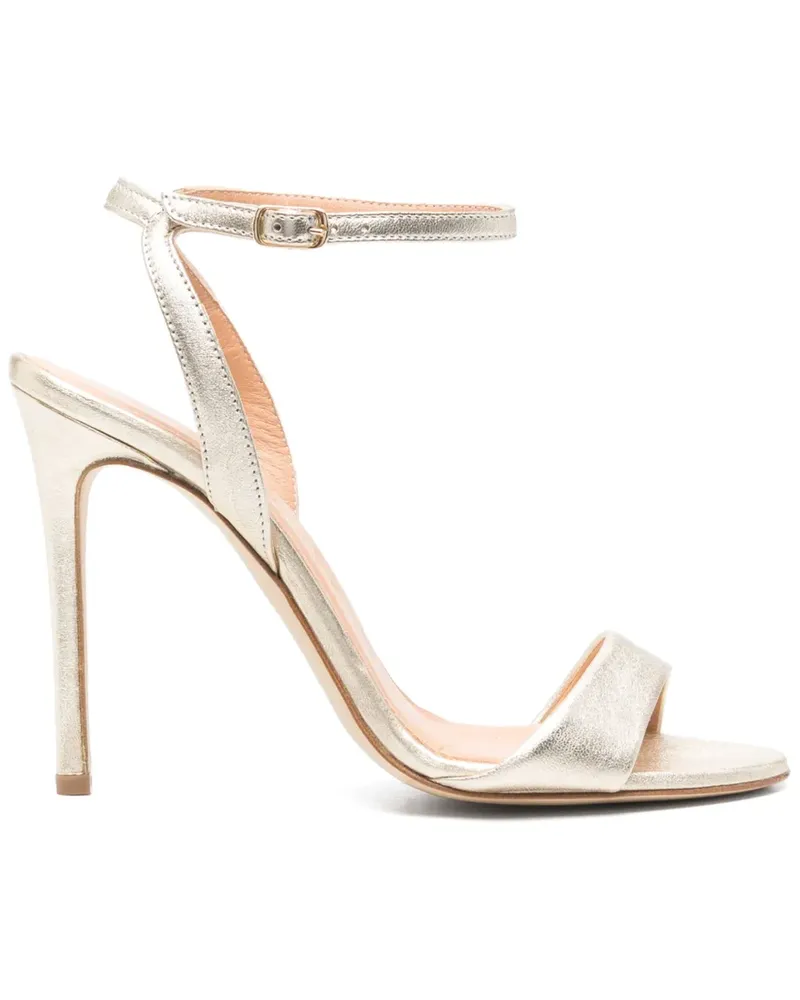 The Seller Sandalen aus Leder 100mm - Gold Gold