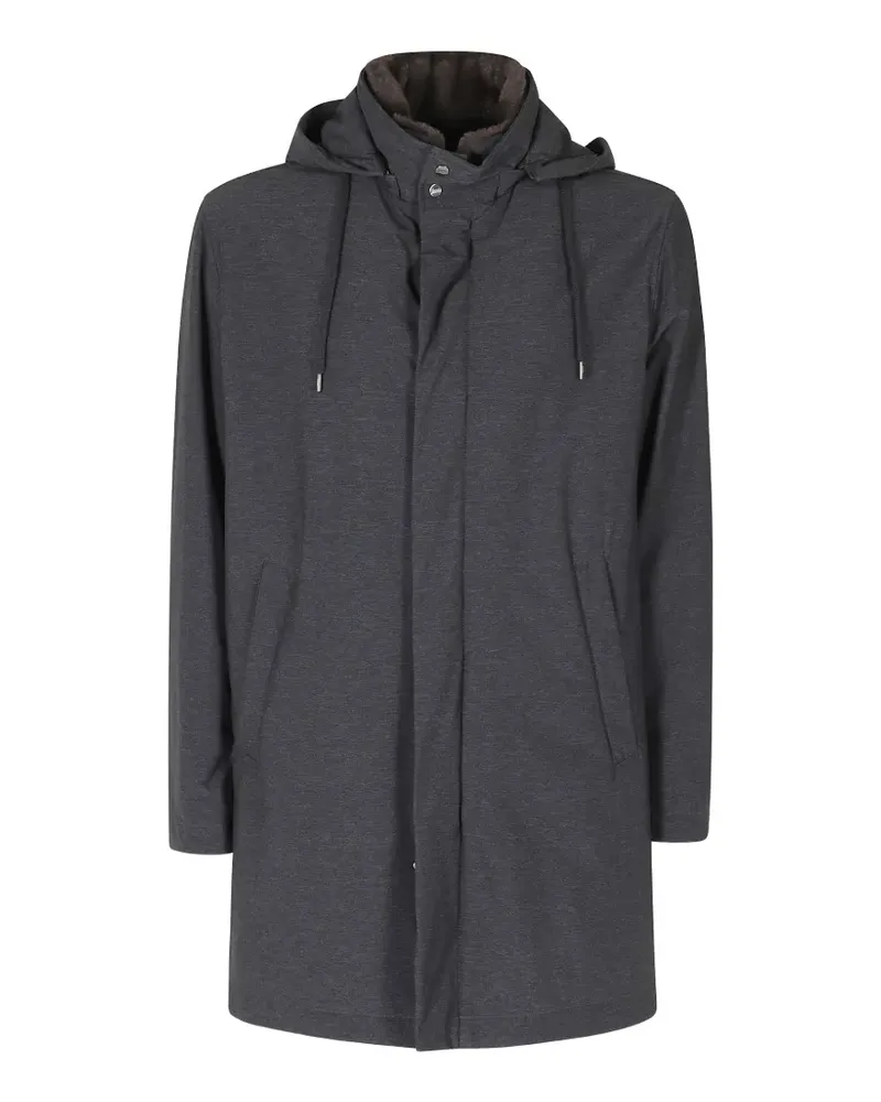 Herno Resort hooded parka - Grau Grau