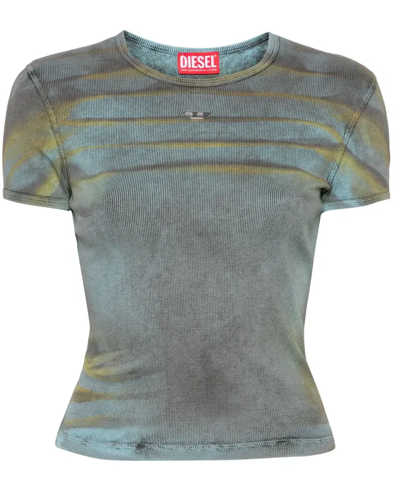 Diesel T-Ele-Whisk T-Shirt - Blau Blau