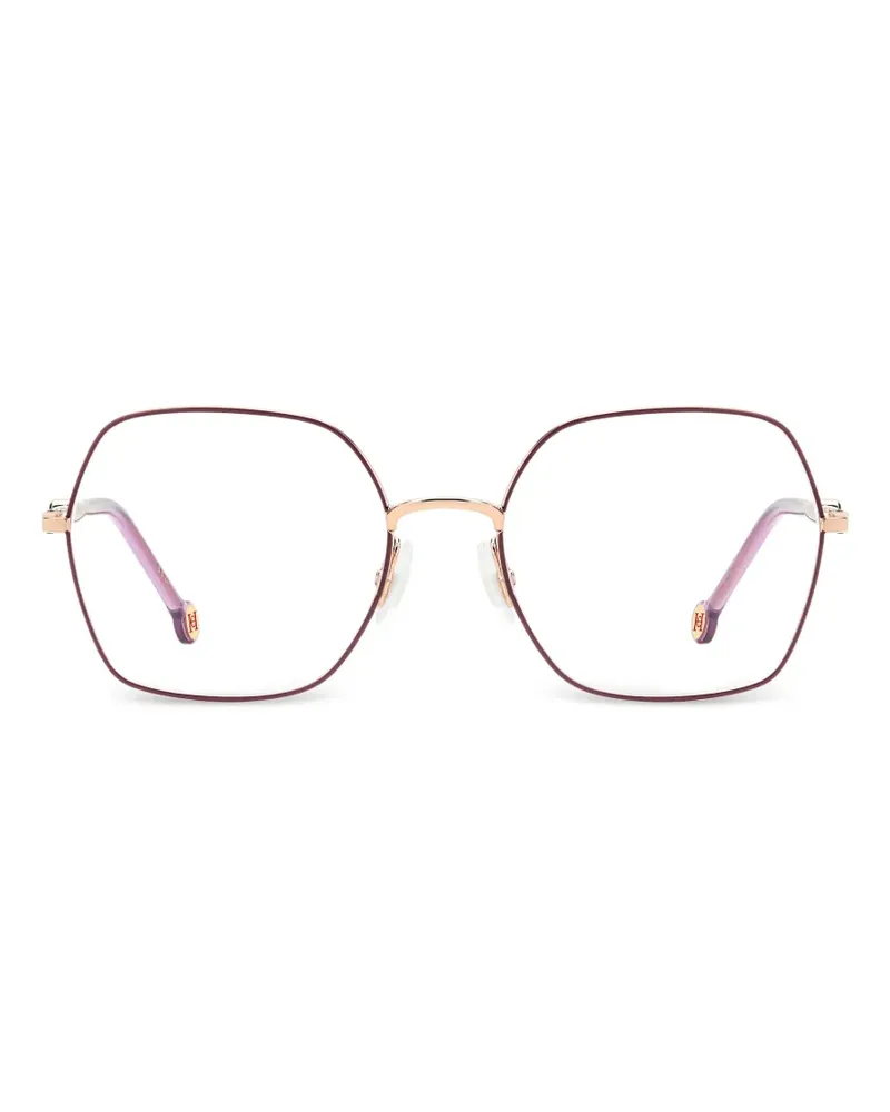 Carolina Herrera New York Brille mit geometrischem Gestell - Violett Violett