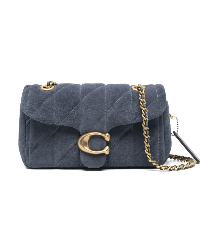 Coach quilted chain shoulder bag - Blau Blau