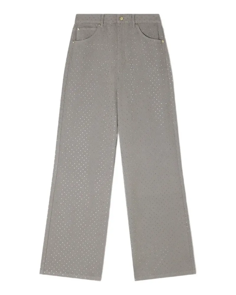 Sandro Strassverzierte Jeans - Grau Grau