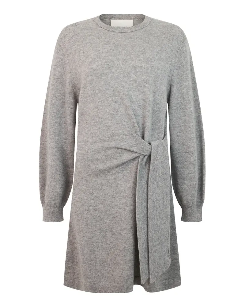 Lisa Yang Sal Kleid mit Knotendetail - Grau Grau