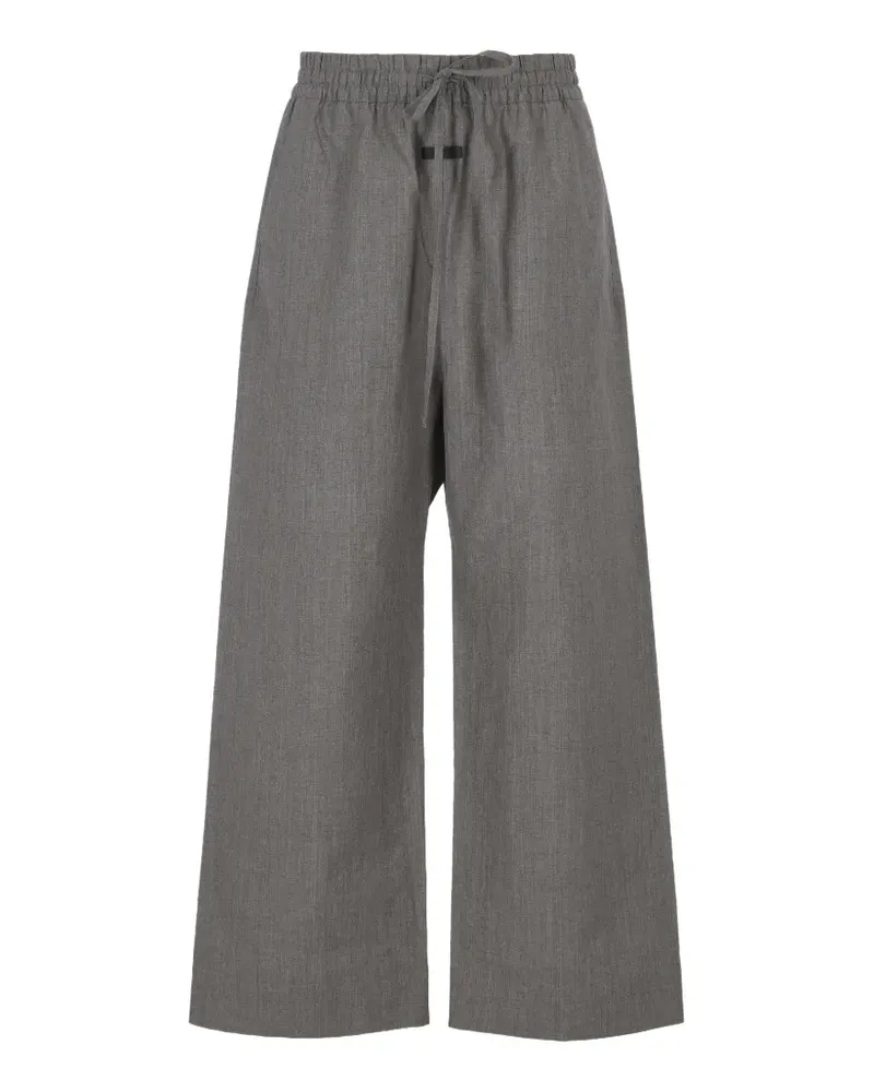 Fear of God drawstring-waist wide-leg trousers - Grau Grau