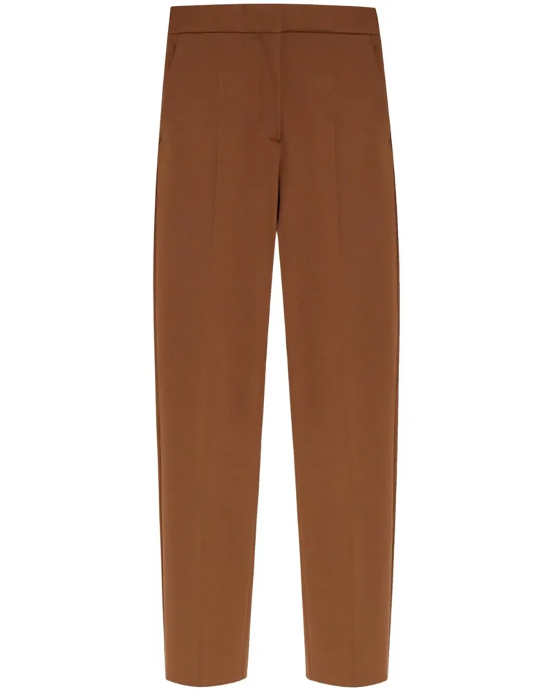 Max Mara Klassische Tapered-Hose - Braun Braun