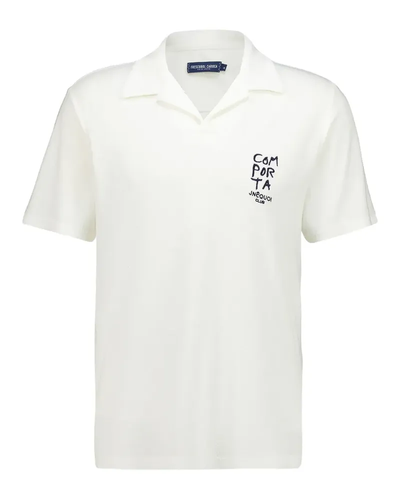 Frescobol Carioca Faustino Terry Comporta polo shirt - Nude Nude