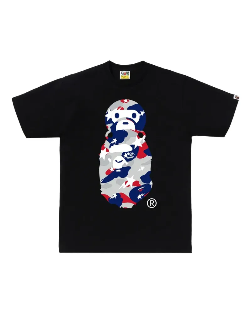 BAPE Ape Head graphic-print T-shirt - Schwarz Schwarz