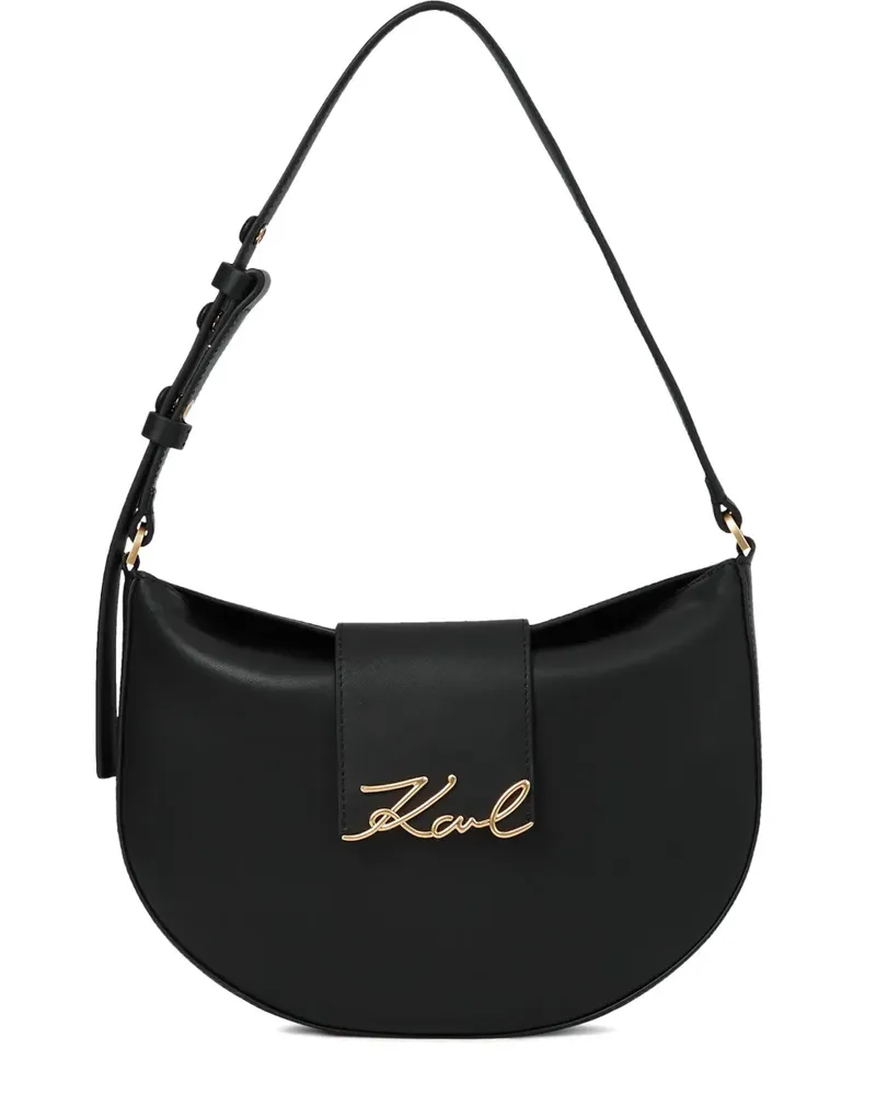 Karl Lagerfeld K/Signature Schultertasche - Schwarz Schwarz