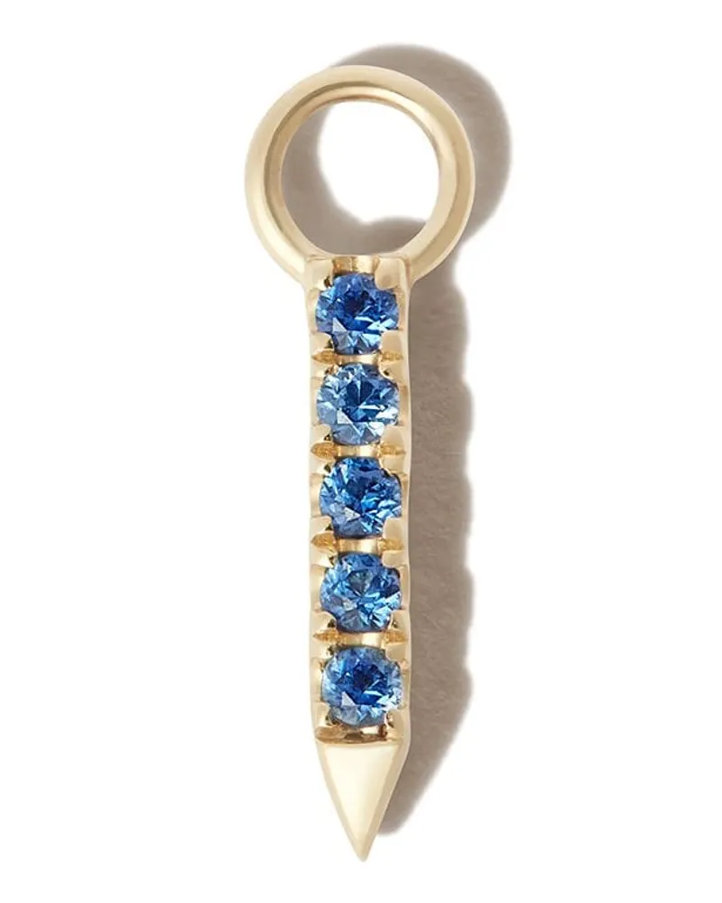 Maria Tash 18kt Eternity Bar Weißgoldanhänger mit Diamanten Gold
