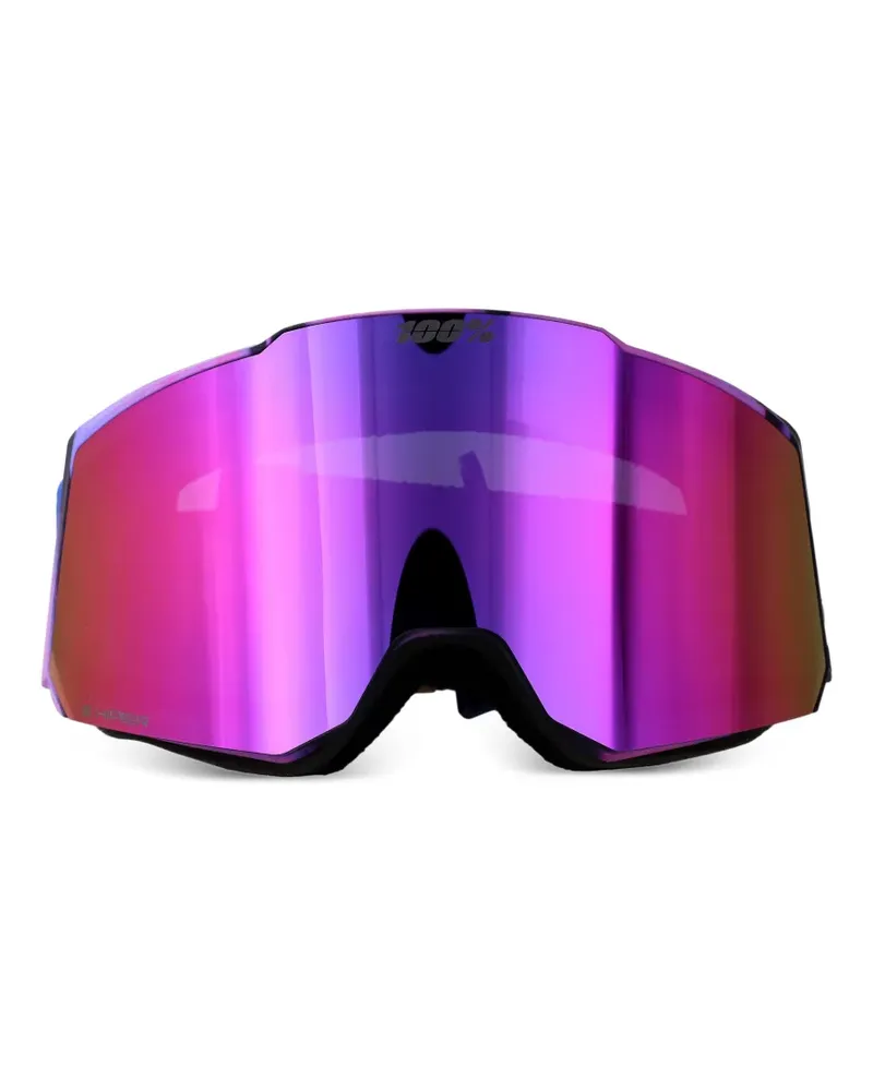 100% Eyewear Snowcraft S Sonnenbrille mit Shield-Gestell - Violett Violett