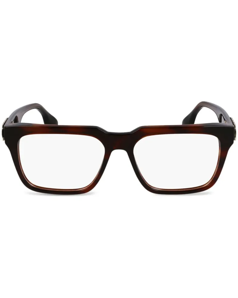Victoria Beckham Brille mit eckigem Gestell - Braun Braun