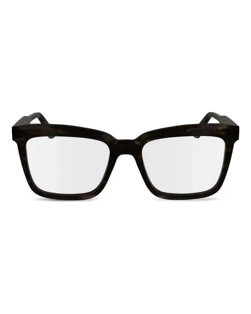 Calvin Klein Brille mit eckigem Gestell - Braun Braun