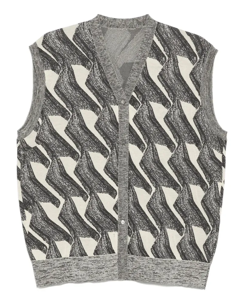 JNBY Pullunder mit Print - Grau Grau